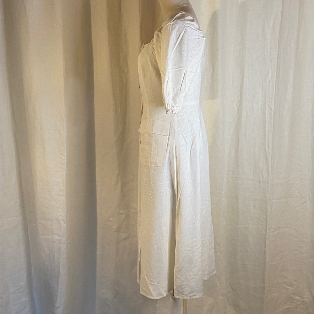 BCBG Max Azria Linen Blend Dress NWT - Picture 4 of 7